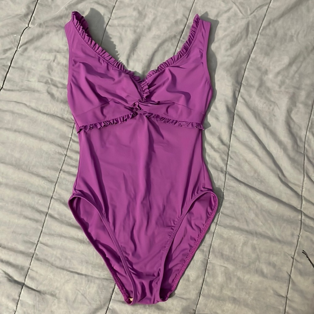 Karla Colletto ruffled one-piece